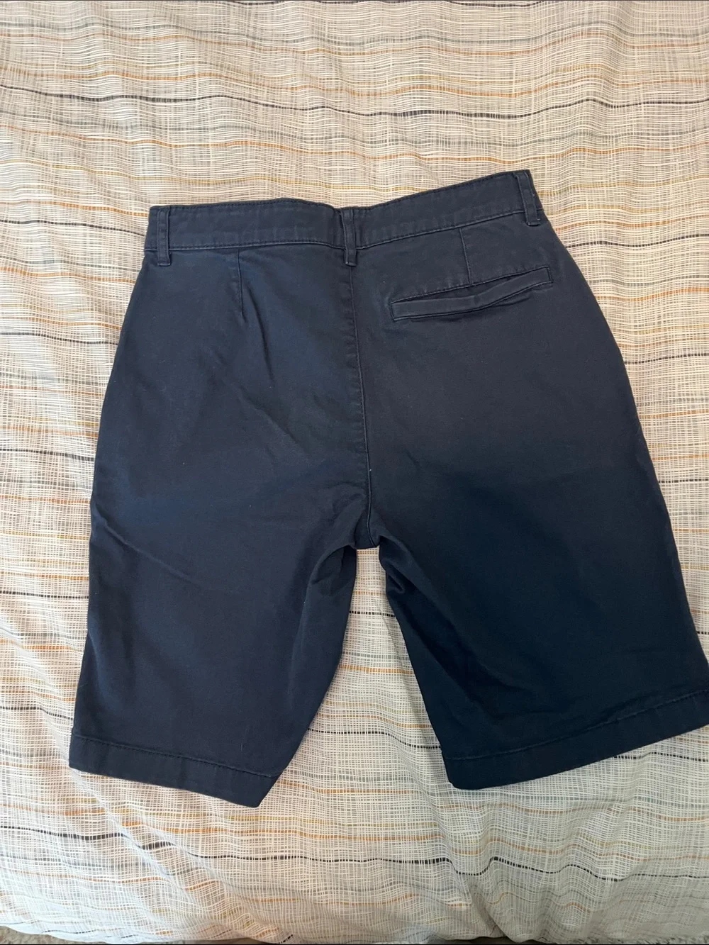 Old Navy Kid’s Dark Navy Flat Front Chino Shorts